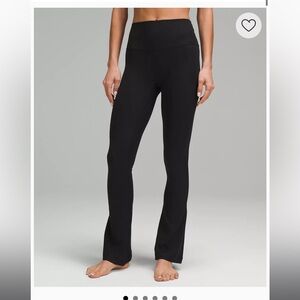 Lululemon Align Rib Mini-Flare XShort. Black. Size 8